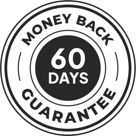 HorseFil 60 day money-back guarantee badge